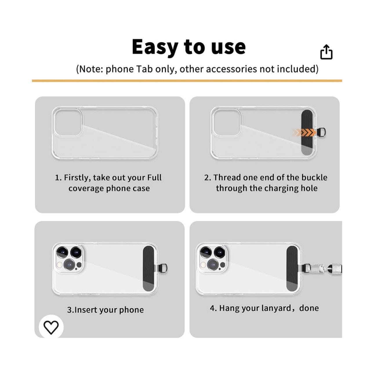 Clear Quartz Beads Crossbody Phone Strap•Phone Lanyard•Phone Beads•Long Beads•Crossbody Phone Strap•Festival Costume•